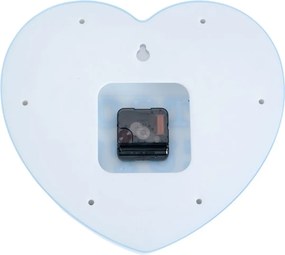 Ρολόι Τοίχου (27x6x30) Karlsson Heart Candy Soft Blue