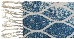 Χαλί DKD Home Decor Μπλε βαμβάκι Chenille (60 x 240 x 1 cm)