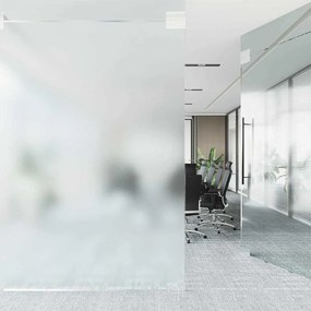 vidaXL Στατική μεμβράνη για παράθυρα Γκρι με Θολό Εφέ 90 x 2000 εκ
