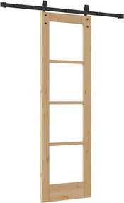 vidaXL Συρόμενη Πόρτα ORKDAL Φυσικό 61 x 198,5 εκ.