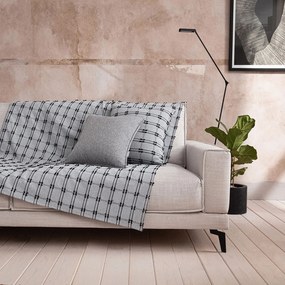 Ριχτάρι Πολυθρόνας (180x180) Gofis Home Celtic Black Coal 377/14