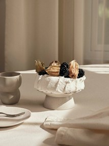Βάση για Κερί και Γλυκά Nordic Vanilla Πορσελάνη Ø14,5 x H6 cm Broste Copenhagen