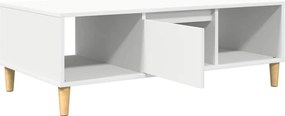 vidaXL Τραπεζάκι σαλονιού Λευκό 102 x 55 x 35 εκ Επεξεργασμένο ξύλο