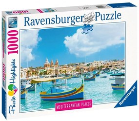 Παζλ Mediterranean Malta 14978 1000τμχ 70x50cm 14 Ετών+ Multicolor Ravensburger