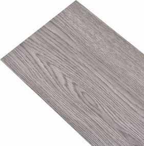 vidaXL Πλάκες Δαπέδου 36 pcs Σκούρο Γκρι 5,02 m² PVC