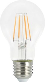 Λάμπα LED Filament A60 8,5W E27 6500K ψυχρό λευκό φως 1055lm διάφανη
