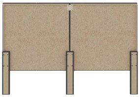 vidaXL Κεφαλάρι Σκούρο Γκρι 160 x 200 εκ. Υφασμάτινο