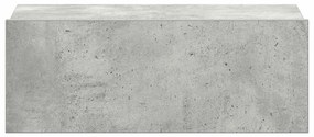 vidaXL Κομοδίνο Κρεμαστό Γκρι Σκυροδέματος 40x30x15 εκ. από Επεξ. Ξύλο