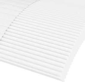 vidaXL Στρώμα Αφρού Σκληρότητα H2 H3 Λευκό 160x210 εκ.