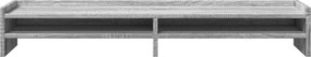 vidaXL Βάση Οθόνης Γκρι Sonoma 100x24x16 εκ. από Επεξεργασμένο Ξύλο