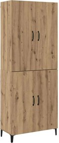 vidaXL Highboard 2 pcs Artisan Oak Επεξεργασμένο ξύλο