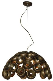 Κρεμαστό Φωτιστικό Οροφής 6xE14 Φ62cm Darina Homelighting-77-4329-Μαύρο 77-4329