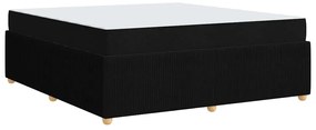 vidaXL Σκελετός Κρεβατιού Άλλο Μαύρο 180 x 200 cm ύφασμα
