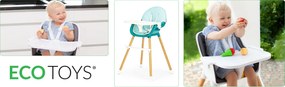2in1 feeding chair ECOTOYS blue