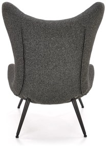 ATLANTIS leisure armchair dark grey/ black DIOMMI V-CH-ATLANTIS-FOT