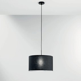 Φωτιστικό Οροφής Κρεμαστό I-Capital-S38-NER E27 150x38x15cm Black Luce Ambiente Design