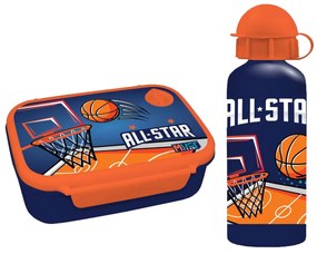 Φαγητοδοχείο 800ml & Παγούρι 500ml Must Basketball 000586462
