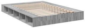 vidaXL Πλαίσιο Κρεβατιού Γκρι Sonoma 160x200 εκ. Επεξεργασμένο Ξύλο