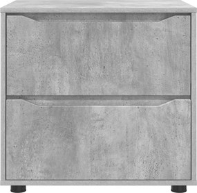 vidaXL Ντουλάπι αποθήκευσης Σκυρόδεμα Γκρι 60 x 48 x 57 εκ