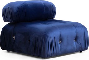 1-Seat Sofa Bubble O1 - Velvet Blue Blue