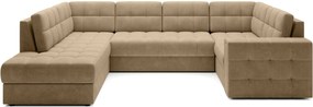 Γωνιακός καναπές Bale U-Mpez Skouro-Αριστερή - 299.00Χ198.00Χ82.00cm