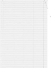 vidaXL Βενετσιάνικη Σκίαση Λευκός 213 x 140 εκ PVC