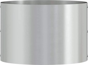 vidaXL Δακτύλιος γλάστρας Ασημί 30 x 30 x 20 cm Επικαλυμμένος Χάλυβας