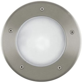 Σποτ δαπέδου στεγανό χωνευτό Riga 3 Eglo-86189-Inox 86189
