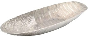 Διακοσμητική Πιατέλα 941-124-015 15x41x6cm Silver Μέταλλο