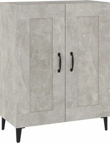 vidaXL Ντουλάπι Γκρι Σκυροδέματος 69,5x34x90 εκ. Επεξεργασμένο Ξύλο