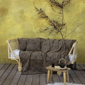 Ριχτάρι Jayla Taupe Nima Πολυθρόνα 180x180cm Chenille