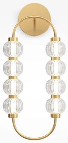 Απλίκα Φωτιστικό Τοίχου LED 16W Χρυσό Γυαλί Amulet MOD555WL-L11G3K Maytoni MOD555WL-L11G3K Χρυσό