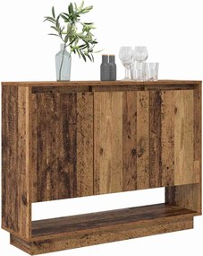 vidaXL Πλαϊνό γραφείο Παλιό ξύλο 97 x 29 x 75 εκ. Επεξεργασμένο ξύλο