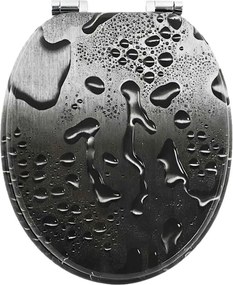 vidaXL Λεκάνη Γκρι 44 x 38 εκ. Πίνακας MDF