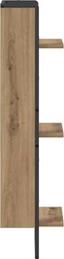 vidaXL Ράφι Τοίχου Επιτοίχιο Artisan Oak 30 x 25 x 100 cm