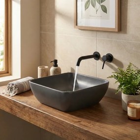 Tema Por040 Anthracite Matt 40x40 - Επιτραπέζιος νιπτήρας