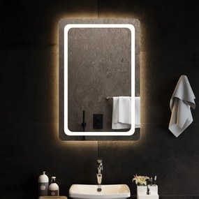 Καθρέφτης Μπάνιου με LED 60x90 εκ. - Διαφανές