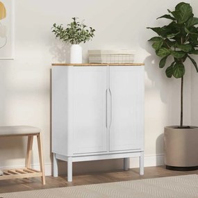 vidaXL Πλαϊνό γραφείο FLORO Λευκό 70 x 30 x 70,5 εκ.