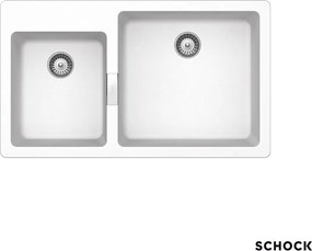 Schock Manhattan 30291 - Νεροχύτης Κουζίνας Γρανίτη 86x50 - Superwhite