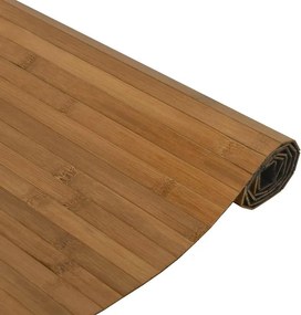 vidaXL Χαλί Ορθογώνιο Καφέ 60 x 200 εκ. Μπαμπού