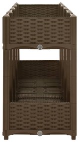 vidaXL Ζαρντινιέρα 160 x 40 x 71 εκ. από Πολυπροπυλένιο