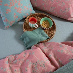 Σεντόνια Διπλά (Σετ) Nef-Nef Homeware Smart Floriva Coral