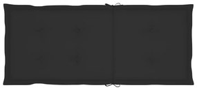 vidaXL Πολυθρόνα Kουνιστή από Μπαμπού με Μαξιλάρι