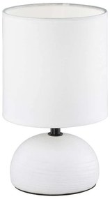 Φωτιστικό Επιτραπέζιο Luci R50351001 1xE14 40W Φ14cm 23cm White RL Lighting Κεραμικό
