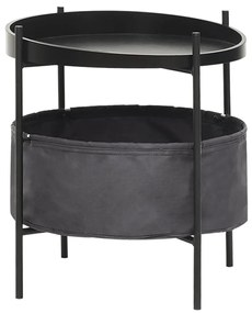 vidaXL Βοηθητικό Τραπεζάκι με Καλάθι Γκρι 40 x 40 x 45,5 εκ.