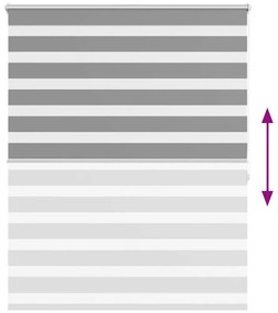 Σύστημα Σκίασης Ρόλερ Zebra Γκρι 120 x 175 εκ.