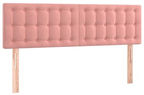 ΚΡΕΒΑΤΙ BOXSPRING ΜΕ ΣΤΡΩΜΑ ΡΟΖ 140X190 ΕΚ. ΒΕΛΟΥΔΙΝΟ 3127732