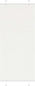 vidaXL Πλισέ περσίδα Λευκό 95x200 cm Πλάτος υφάσματος 94,4 cm
