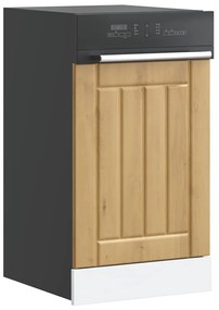 vidaXL Πίνακας πλυντηρίου πιάτων "Lucca" Artisan Oak Engineered Wood