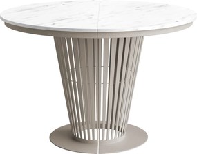 Τραπέζι Elantra Επεκτεινόμενο-Κασμίρ – Λευκό Μάρμαρο-Μήκος: 100 εκ.